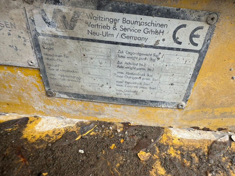 Liebherr Waitzinger - Стационарна бетон помпа: снимка 5 Liebherr Waitzinger - Стационарна бетон помпа: снимка 5