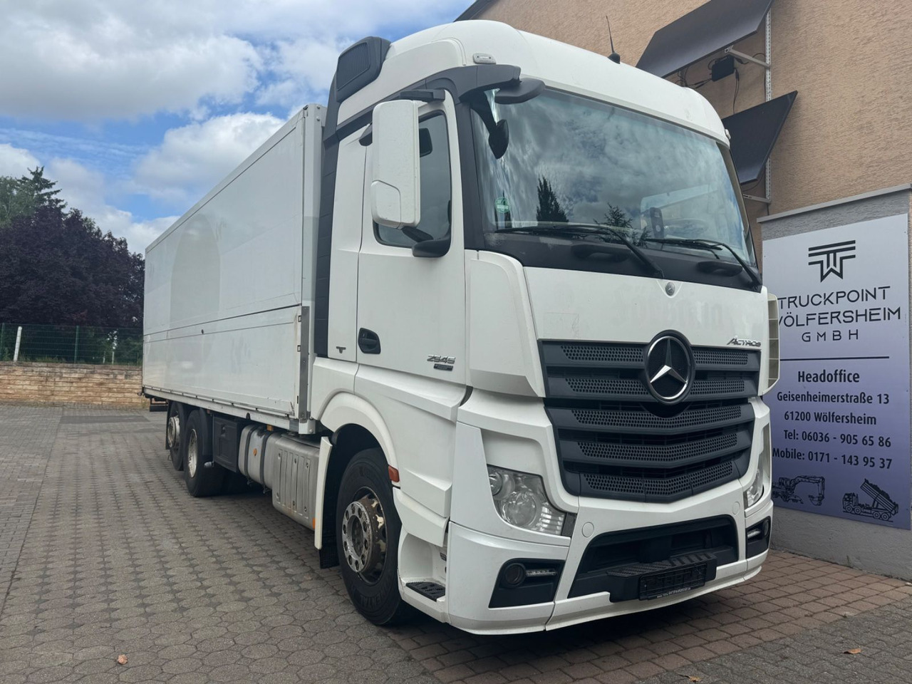 Mercedes-Benz Actros2545/Lift-Lenk/Mitnahmestp/Retarder - Камион фургон: снимка 1 Mercedes-Benz Actros2545/Lift-Lenk/Mitnahmestp/Retarder - Камион фургон: снимка 1