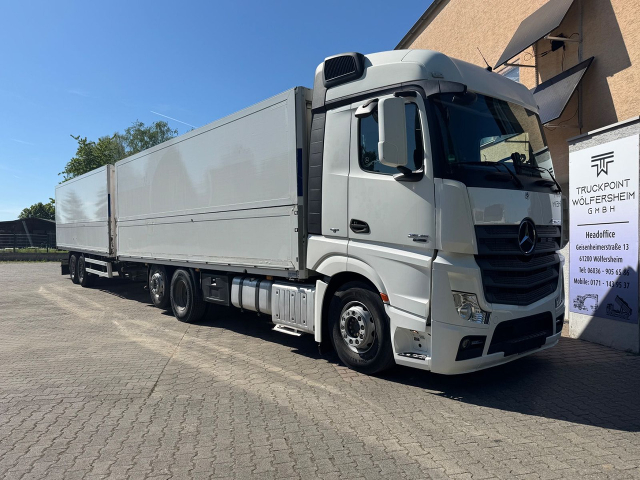 Камион фургон Mercedes-Benz Actros2545/Lift-Lenk/Mitnahmestp/Retarder: снимка 1