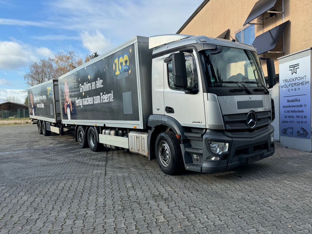 Mercedes-Benz Antos 2540/Durchladbar/2xLBW/Frigoblock - Рефрижератор камион: снимка 1 Mercedes-Benz Antos 2540/Durchladbar/2xLBW/Frigoblock - Рефрижератор камион: снимка 1