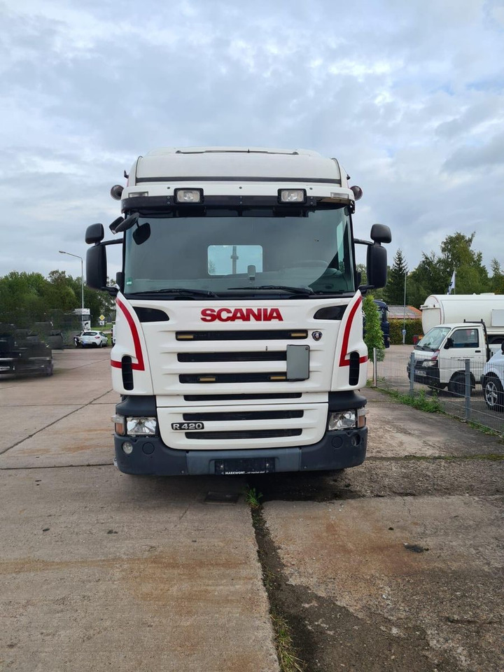 Scania R420/6x2/Klima/B-L/Motorschaden - Мултилифт с кука камион: снимка 2 Scania R420/6x2/Klima/B-L/Motorschaden - Мултилифт с кука камион: снимка 2