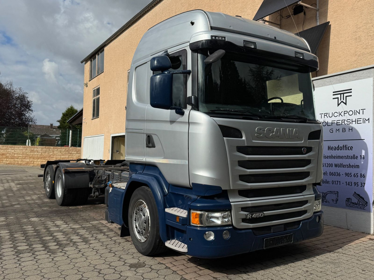 Scania R450/Retarder/Lenk-Lift/Highline - Шаси кабина: снимка 1 Scania R450/Retarder/Lenk-Lift/Highline - Шаси кабина: снимка 1