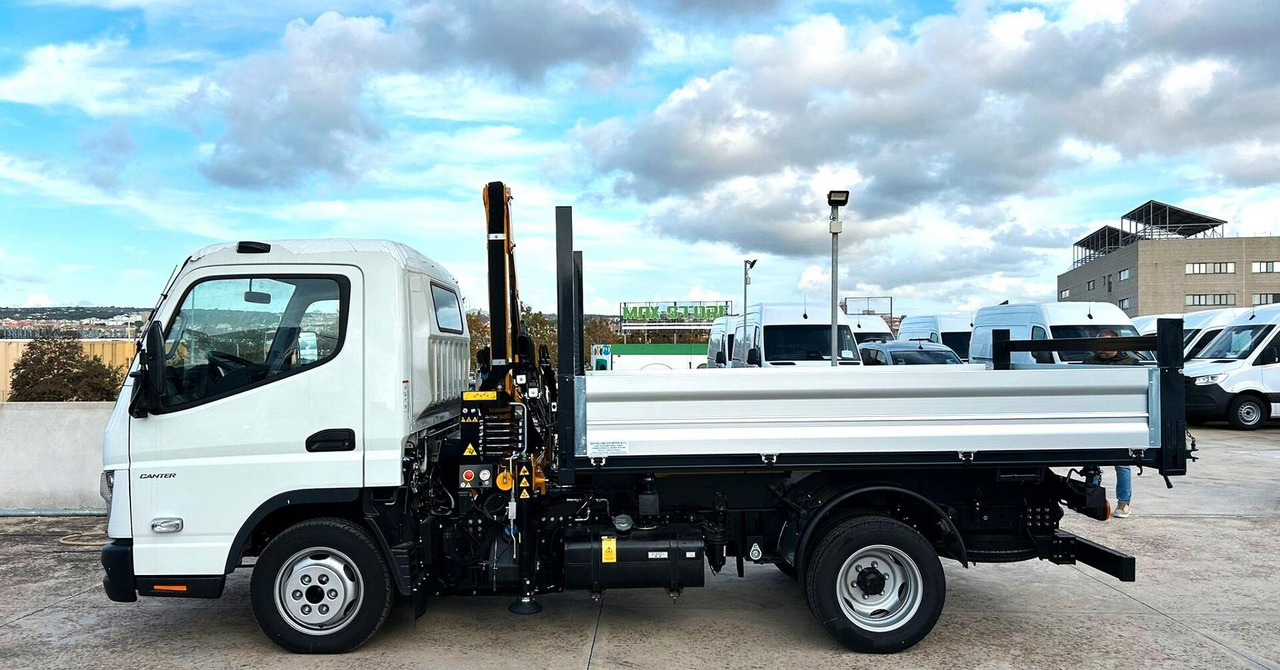 Нови Самосвал камион, Камион с кран Mitsubishi Fuso Canter 3C15 Ribaltabile 35 Q: снимка 9