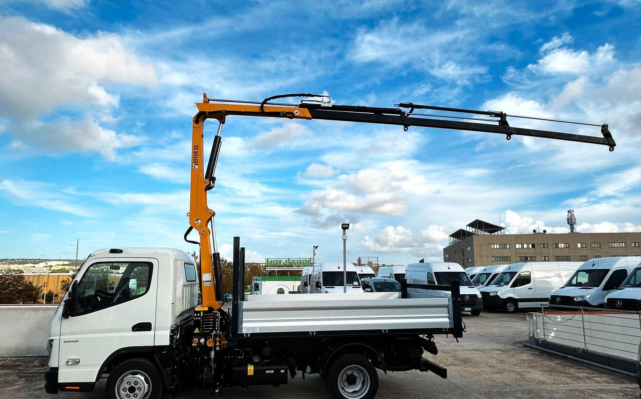 Нови Самосвал камион, Камион с кран Mitsubishi Fuso Canter 3C15 Ribaltabile 35 Q: снимка 11