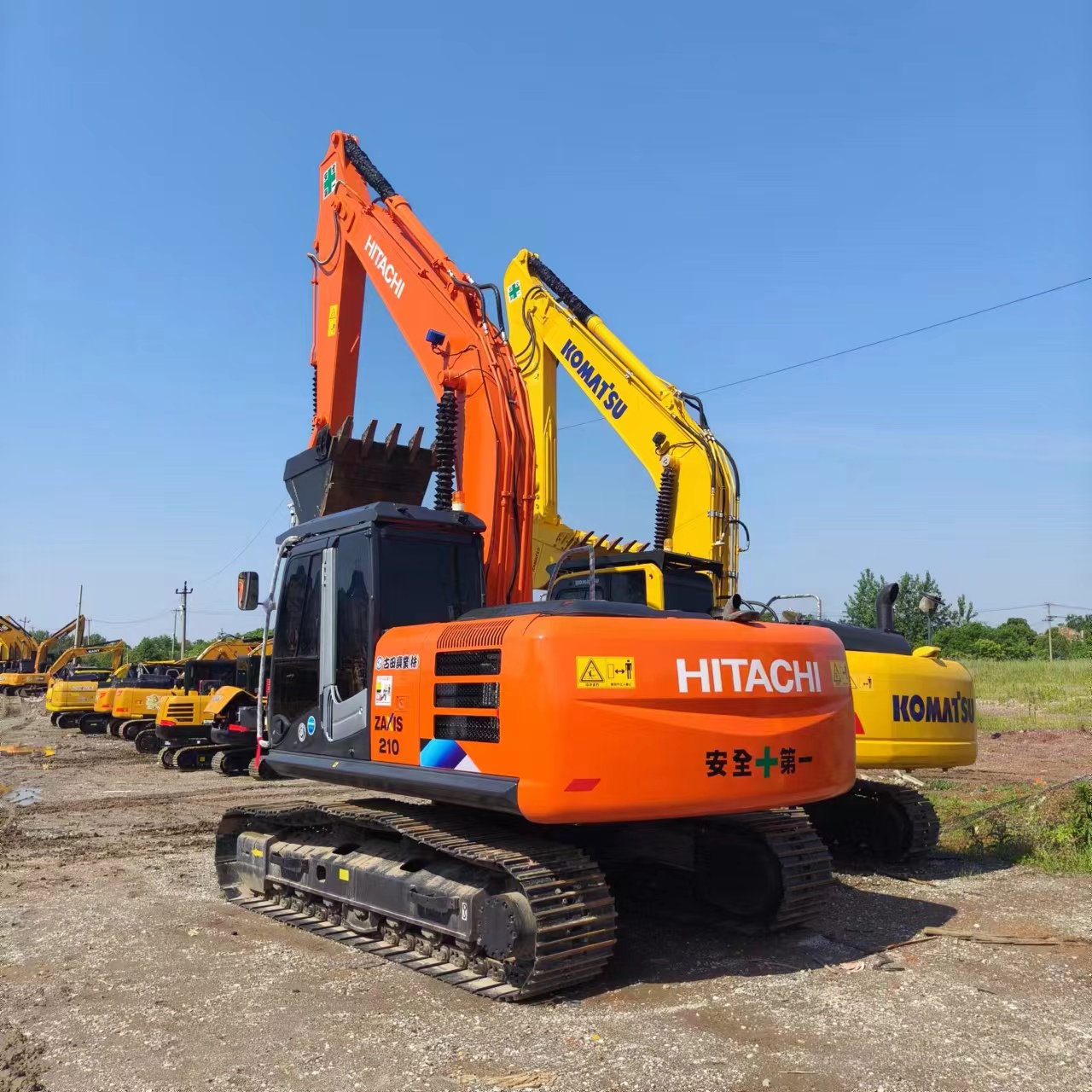 Верижен багер HITACHI ZX210: снимка 6