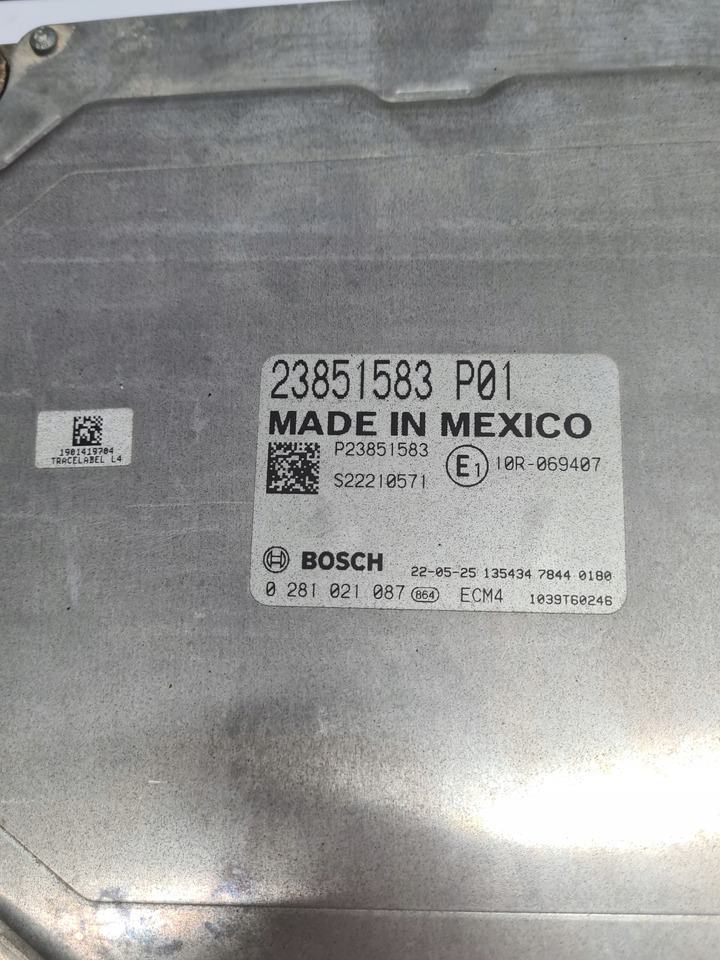 BOSCH KASETA KOMPUTER SILNIKA TURBO COMPOUND I-SAVE RENAULT GAMA T RANGE 23851583 - Блок за управление за Камион: снимка 5 BOSCH KASETA KOMPUTER SILNIKA TURBO COMPOUND I-SAVE RENAULT GAMA T RANGE 23851583 - Блок за управление за Камион: снимка 5