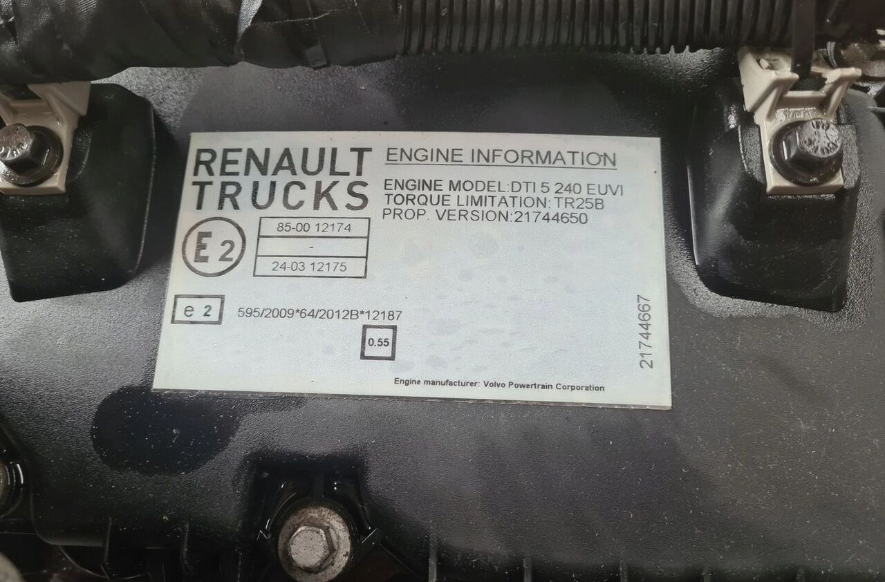 Renault D12 240 DTI5 Renault D12 GAMA D - Двигател за Камион: снимка 2 Renault D12 240 DTI5 Renault D12 GAMA D - Двигател за Камион: снимка 2