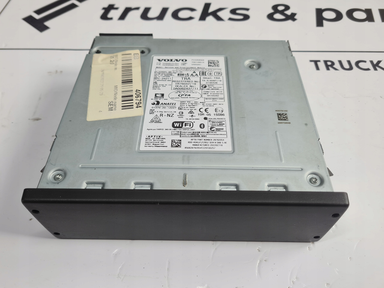 VOLVO RADIO MODUŁ SEM RADIA WIFI BLUETOOTH VOLVO FH 4 FM 4 FH 5 FM 5 FMX - Кабина и интериор за Камион: снимка 2 VOLVO RADIO MODUŁ SEM RADIA WIFI BLUETOOTH VOLVO FH 4 FM 4 FH 5 FM 5 FMX - Кабина и интериор за Камион: снимка 2