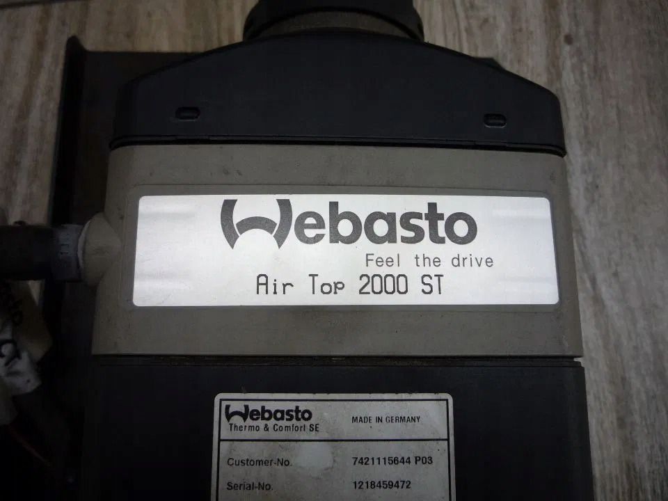 WEBASTO WEBASTO AIR TOP 2000 ST RENAULT MAGNUM DXI - Отопление/ Вентилация за Камион: снимка 2 WEBASTO WEBASTO AIR TOP 2000 ST RENAULT MAGNUM DXI - Отопление/ Вентилация за Камион: снимка 2
