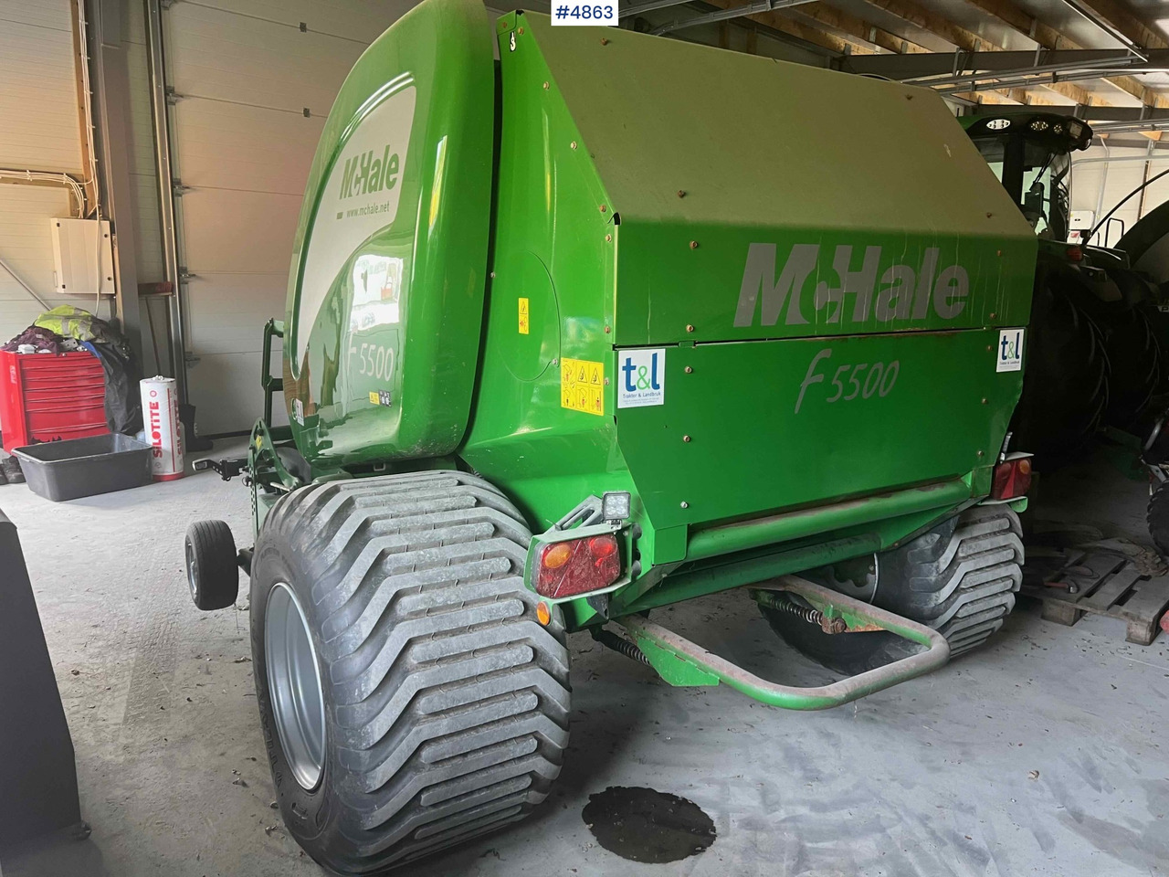Рулонна сламопреса 016 Mchale f5500 round baler: снимка 8