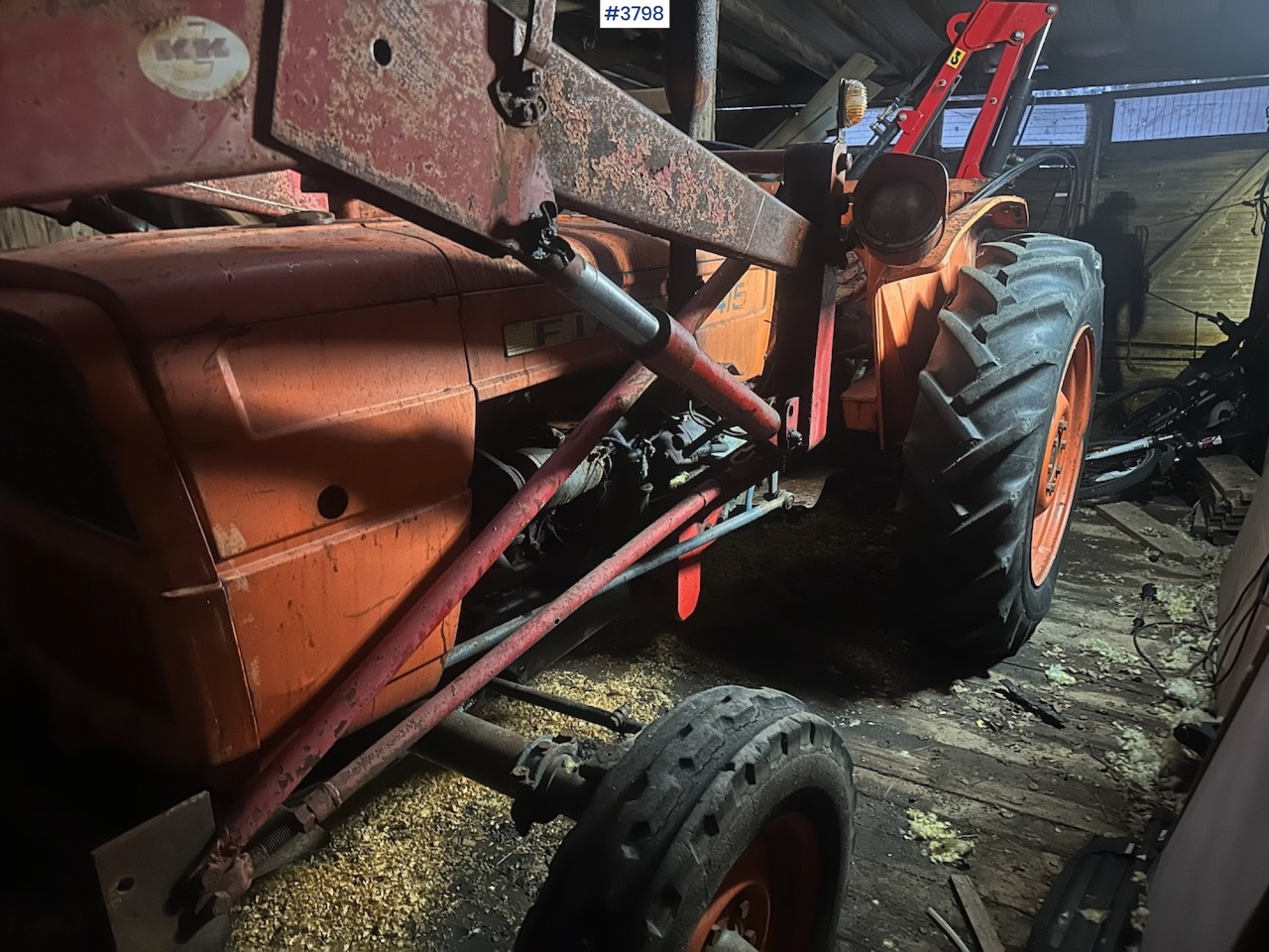 1900 Fiat 415 tractor w/ front loader and Wee edge mower - Трактор: снимка 3 1900 Fiat 415 tractor w/ front loader and Wee edge mower - Трактор: снимка 3