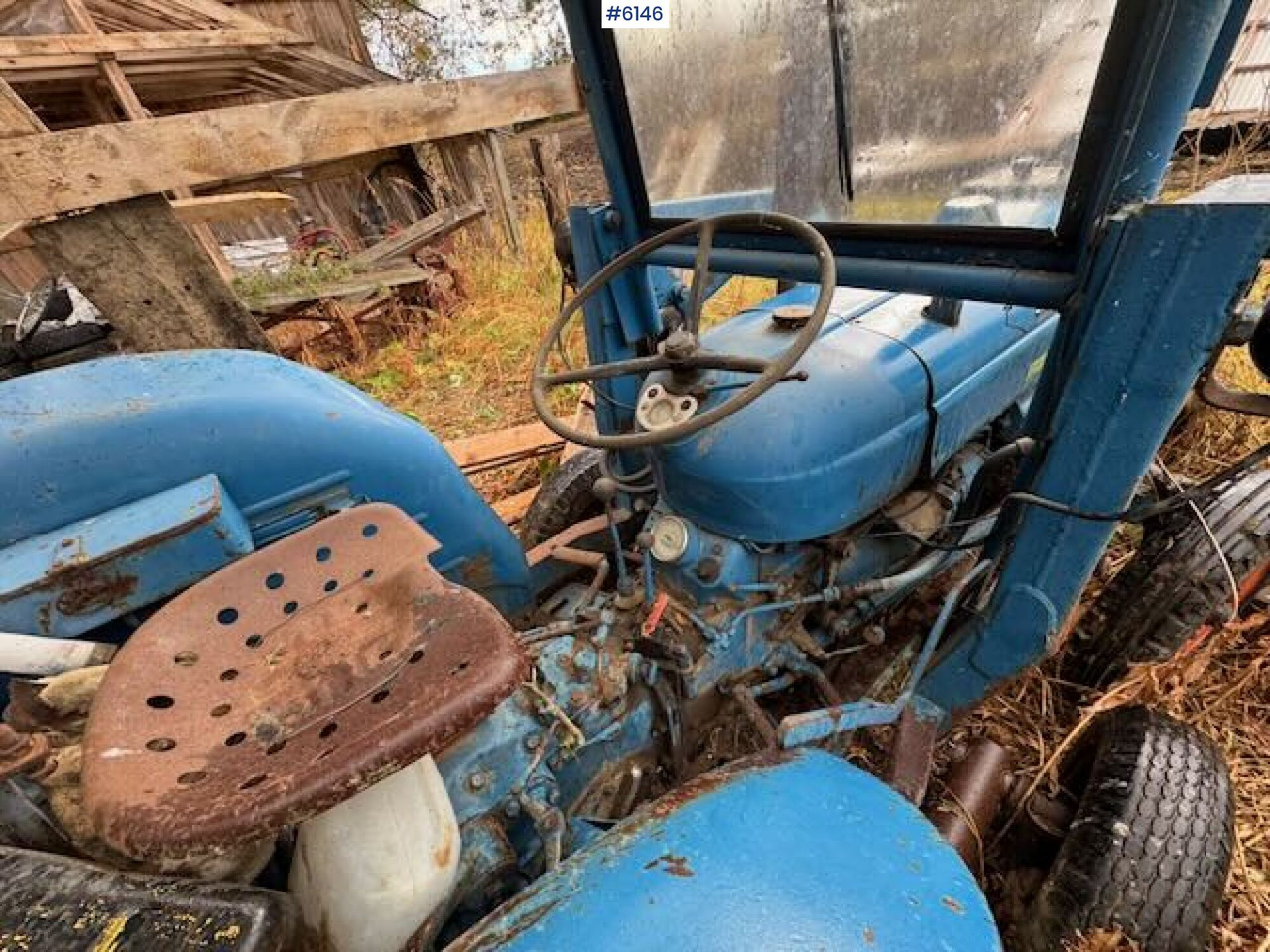 Трактор 1962 Fordson Dexta with Hamjern backhoe attachment: снимка 19
