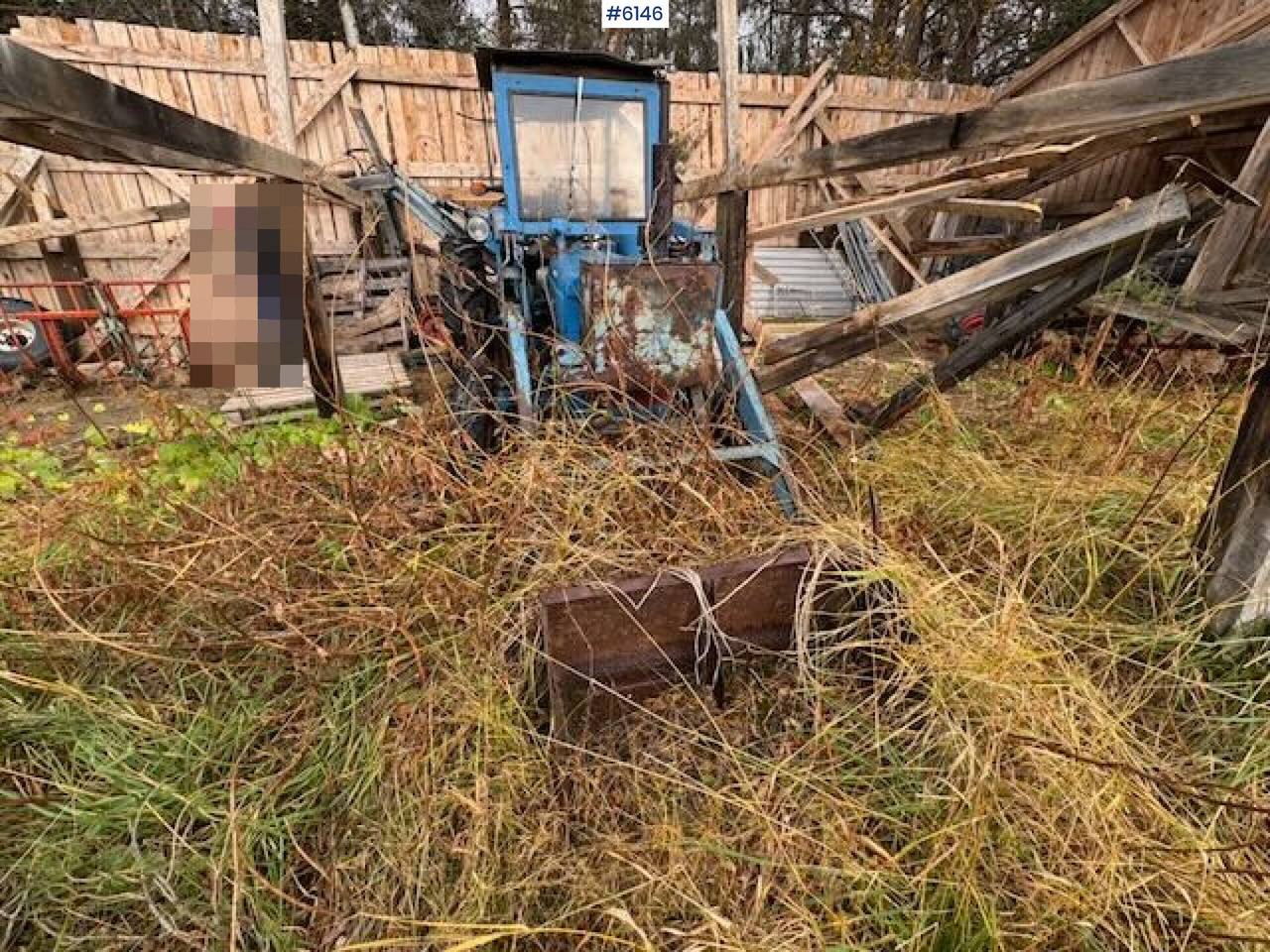 Трактор 1962 Fordson Dexta with Hamjern backhoe attachment: снимка 11