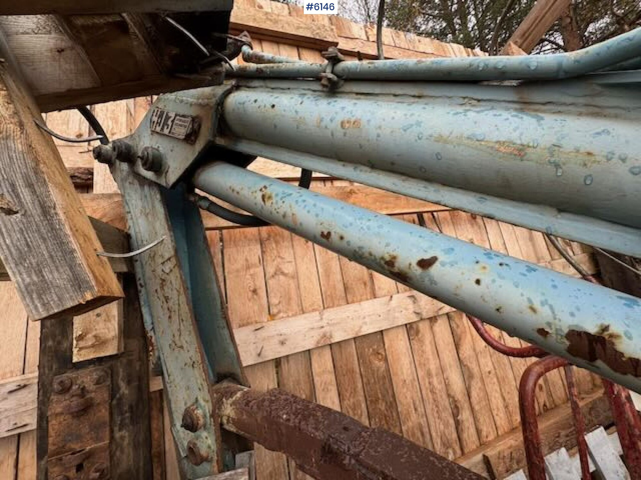 Трактор 1962 Fordson Dexta with Hamjern backhoe attachment: снимка 15