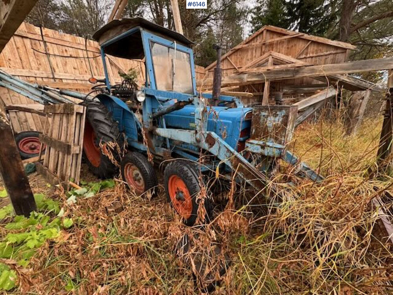 1962 Fordson Dexta with Hamjern backhoe attachment - Трактор: снимка 2 1962 Fordson Dexta with Hamjern backhoe attachment - Трактор: снимка 2