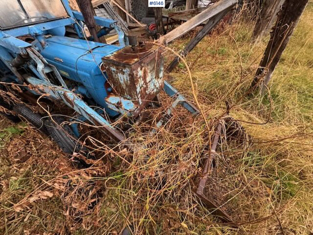 Трактор 1962 Fordson Dexta with Hamjern backhoe attachment: снимка 12
