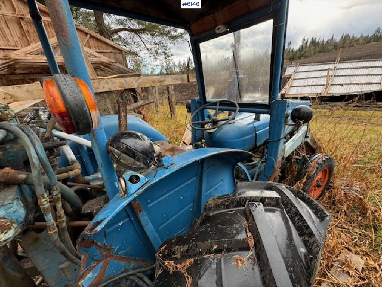 Трактор 1962 Fordson Dexta with Hamjern backhoe attachment: снимка 13