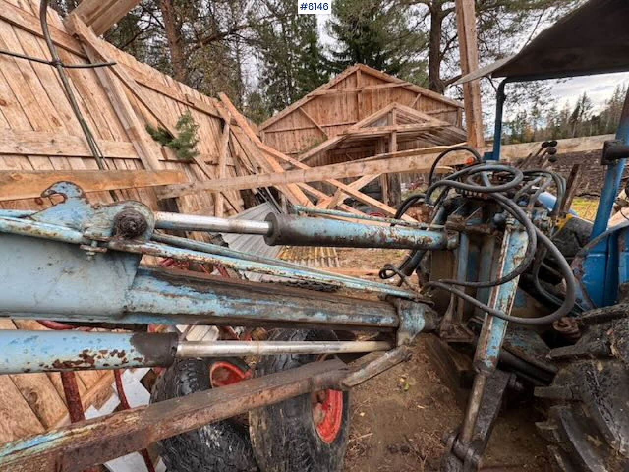 Трактор 1962 Fordson Dexta with Hamjern backhoe attachment: снимка 14