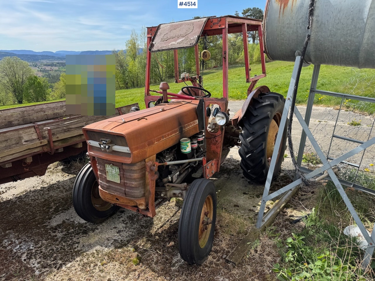 1968 Massey Ferguson 133 - Трактор: снимка 3 1968 Massey Ferguson 133 - Трактор: снимка 3