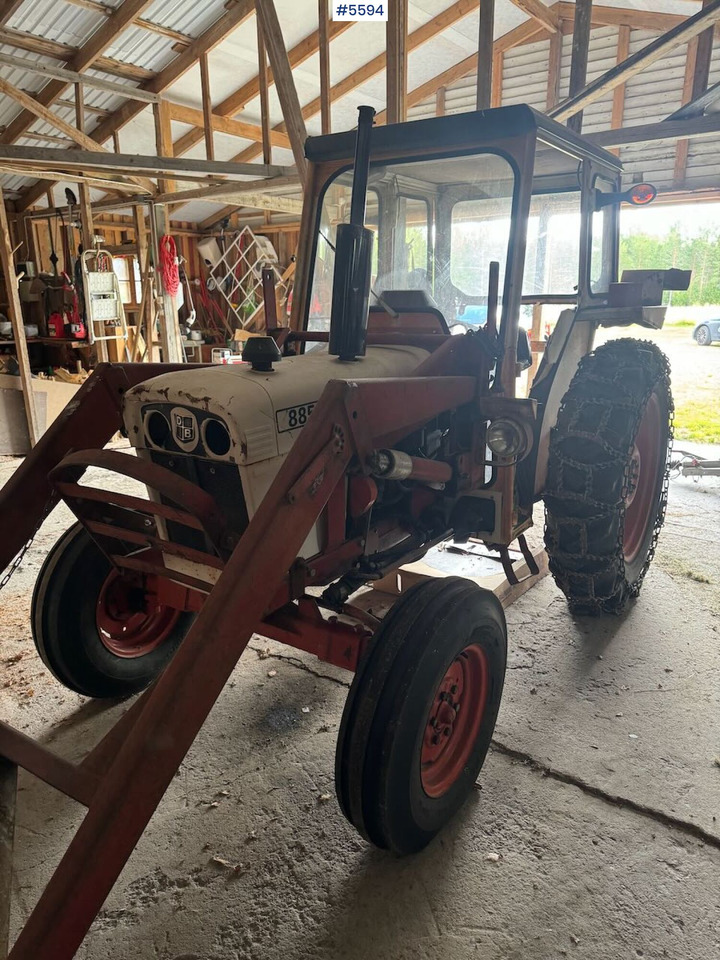 1974 David Brown 885 w/ loaders and chain. - Трактор: снимка 1 1974 David Brown 885 w/ loaders and chain. - Трактор: снимка 1