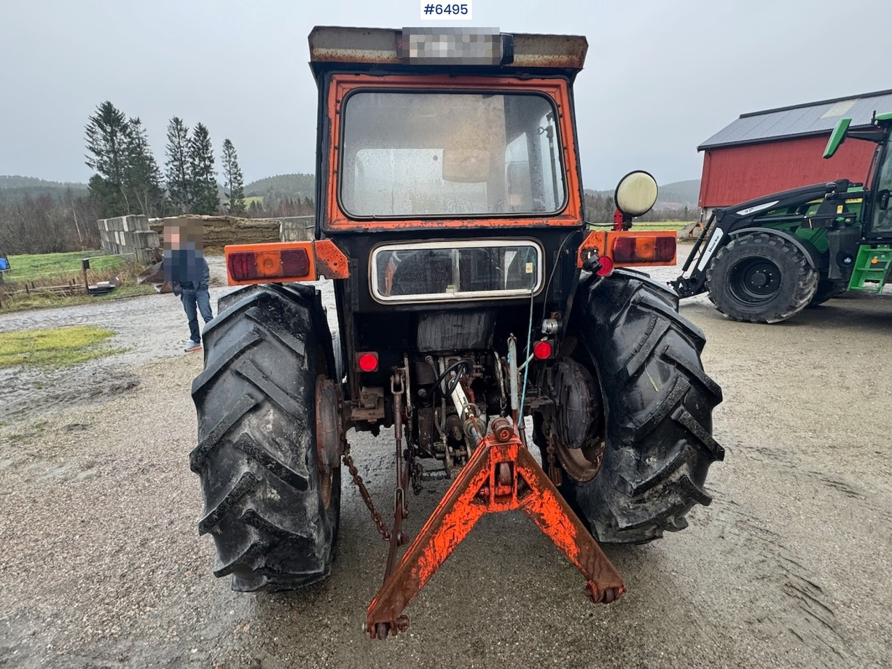 1975 Fiat 640 tractor with/twin wheels and triangle. WATCH THE VIDEO! - Трактор: снимка 4 1975 Fiat 640 tractor with/twin wheels and triangle. WATCH THE VIDEO! - Трактор: снимка 4