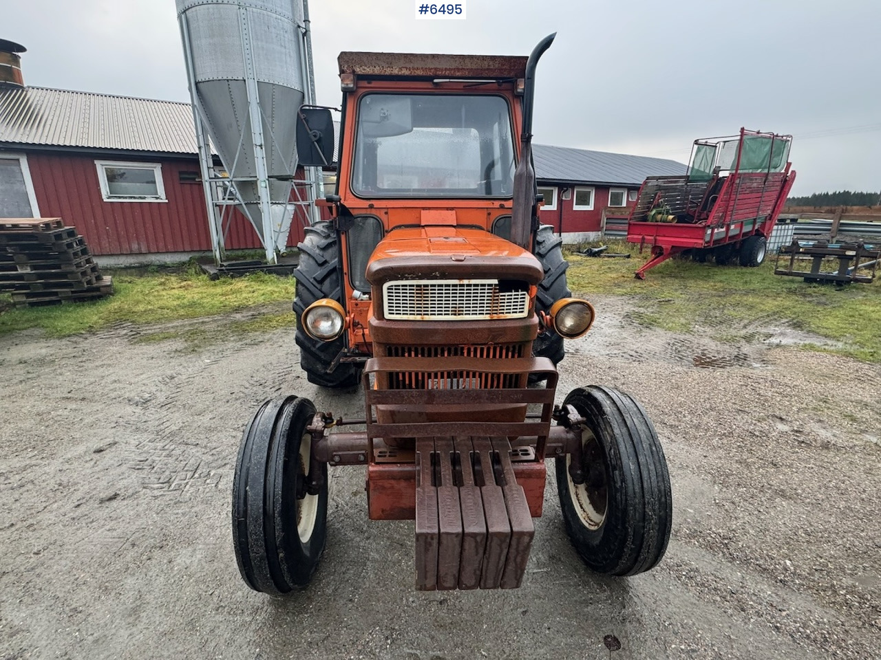 Трактор 1975 Fiat 640 tractor with/twin wheels and triangle. WATCH THE VIDEO!: снимка 8