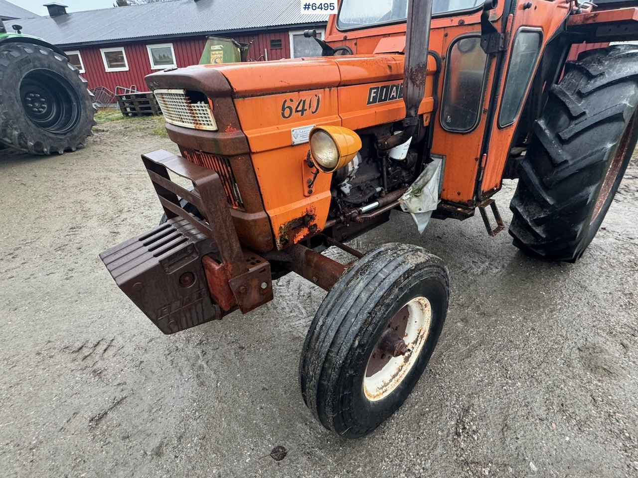 Трактор 1975 Fiat 640 tractor with/twin wheels and triangle. WATCH THE VIDEO!: снимка 10