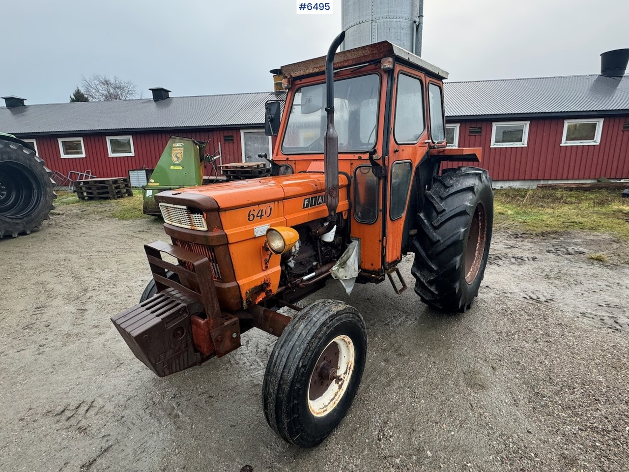 Трактор 1975 Fiat 640 tractor with/twin wheels and triangle. WATCH THE VIDEO!: снимка 9