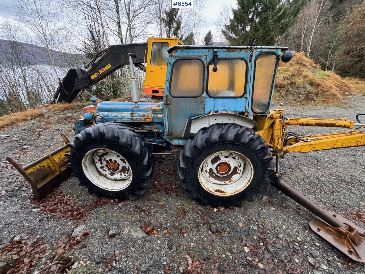1976 Ford County 854T Super 4 w/ Hymas excavator attachment. - Трактор: снимка 3 1976 Ford County 854T Super 4 w/ Hymas excavator attachment. - Трактор: снимка 3