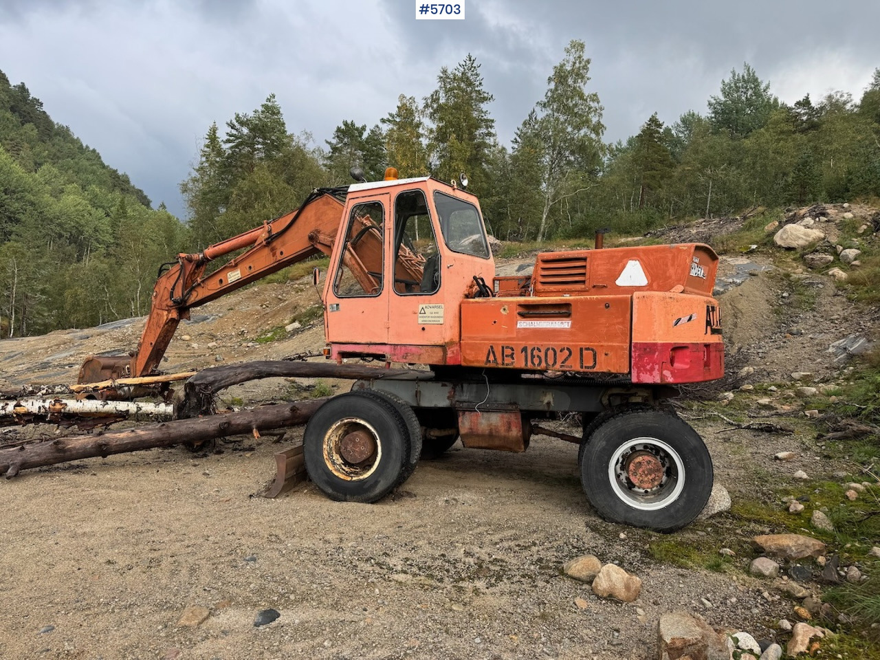 1977 Atlas 1602 D - Багер: снимка 3 1977 Atlas 1602 D - Багер: снимка 3