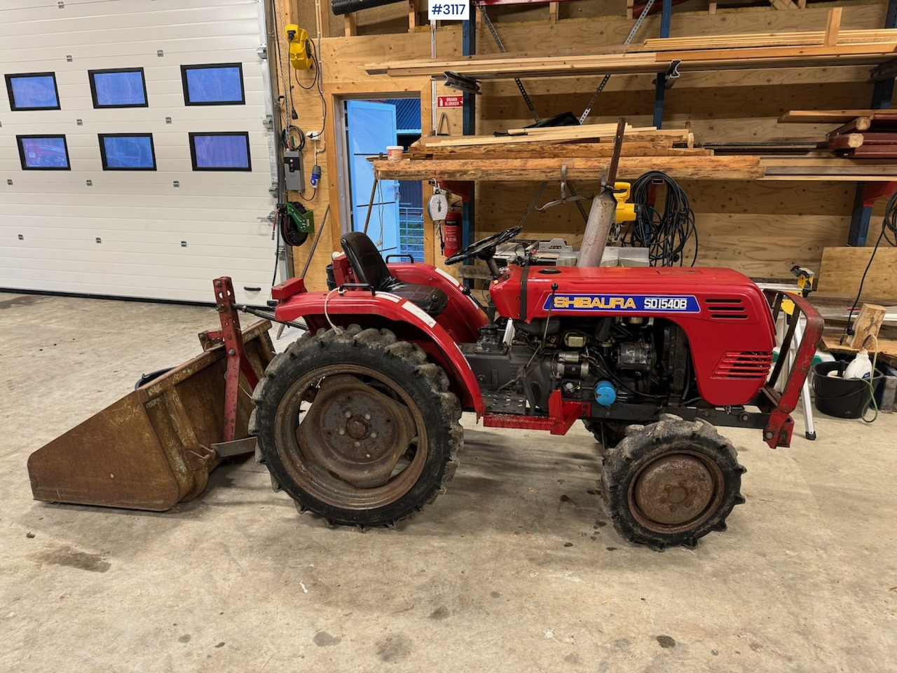 1980 Shibaura SD 1540 B - Трактор: снимка 1 1980 Shibaura SD 1540 B - Трактор: снимка 1