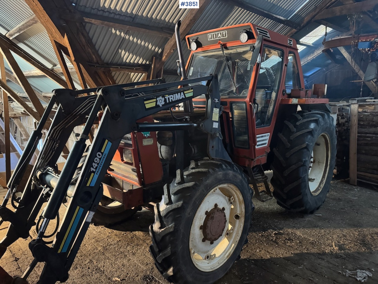 Трактор 1982 Fiat 780 DT w/ Front loader: снимка 1