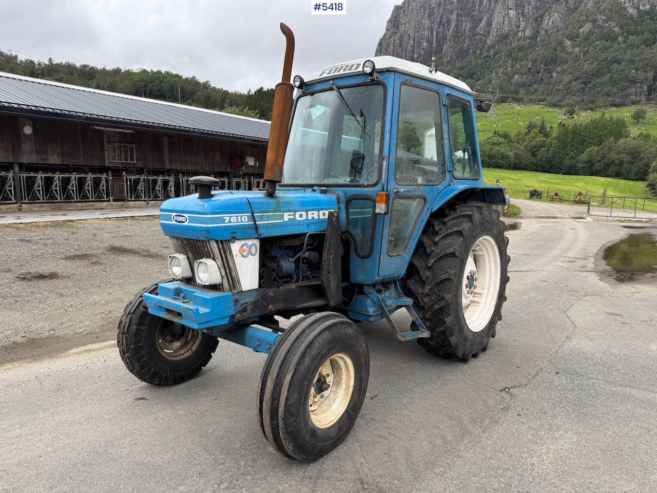 1982 Ford 7610 w/ front loader. - Трактор: снимка 1 1982 Ford 7610 w/ front loader. - Трактор: снимка 1