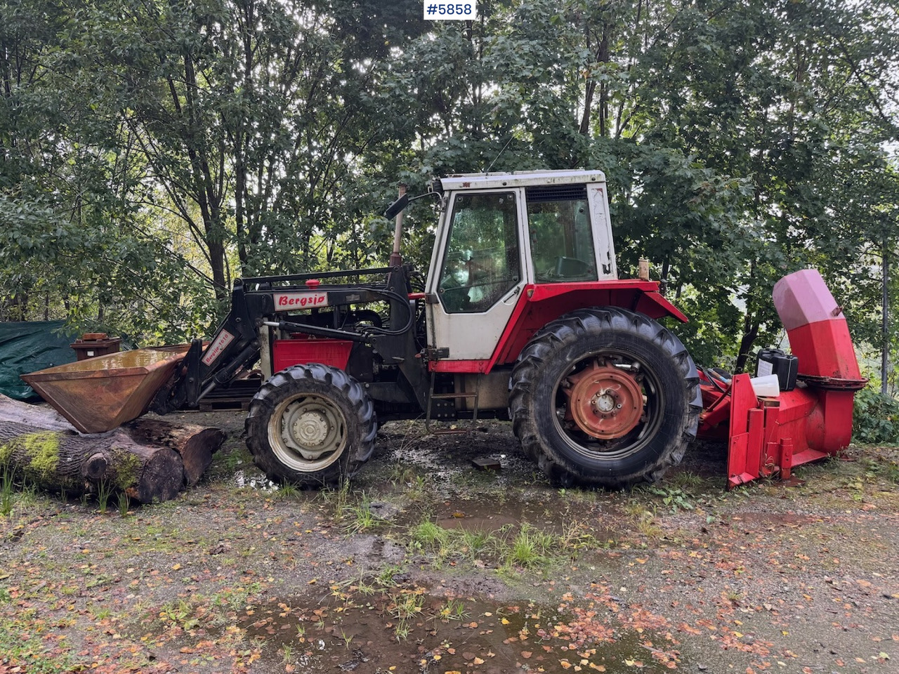 1983 Massey Ferguson 690 with front loader - Трактор: снимка 4 1983 Massey Ferguson 690 with front loader - Трактор: снимка 4
