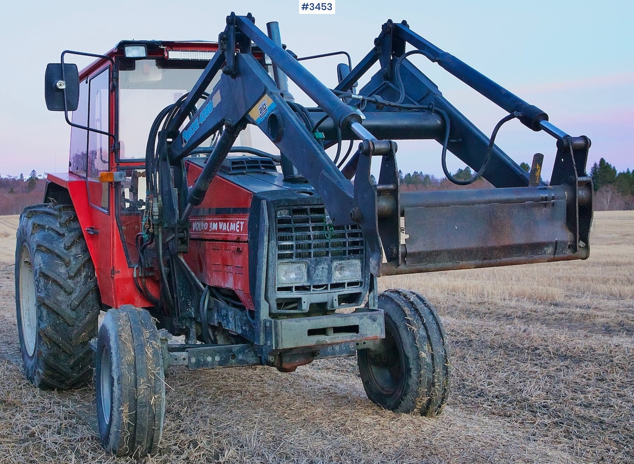 1984 Valmet 505 turbo w/ Front loader - Трактор: снимка 1 1984 Valmet 505 turbo w/ Front loader - Трактор: снимка 1