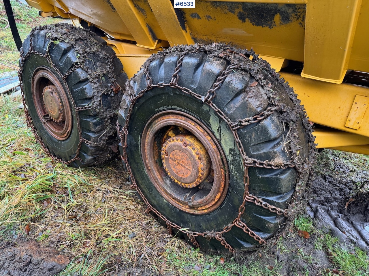 Съчленен самосвал 1984 Volvo 861 Dumper 6x6. Lightly repair object.: снимка 12