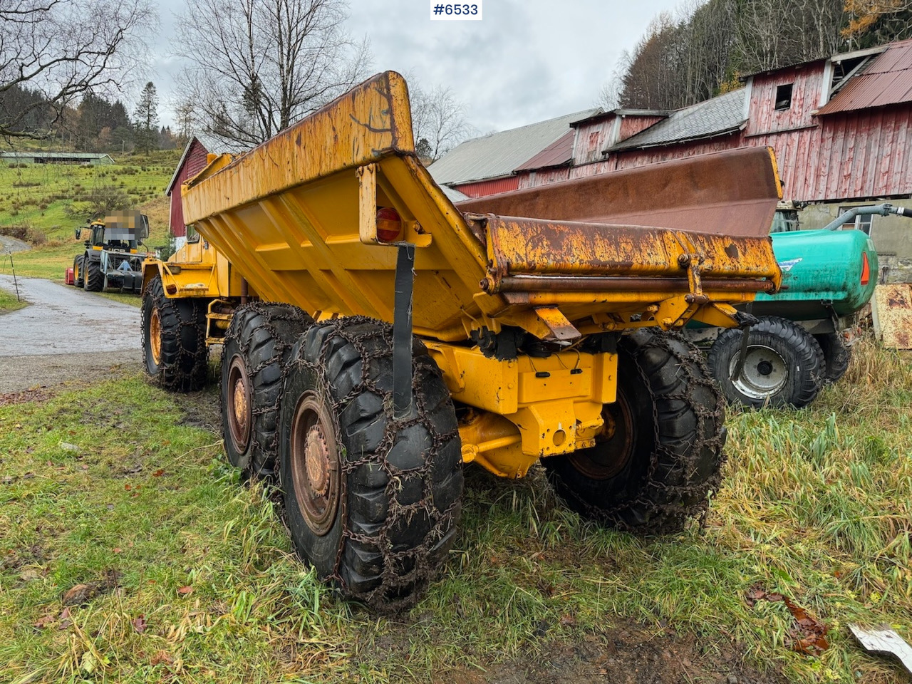 Съчленен самосвал 1984 Volvo 861 Dumper 6x6. Lightly repair object.: снимка 8