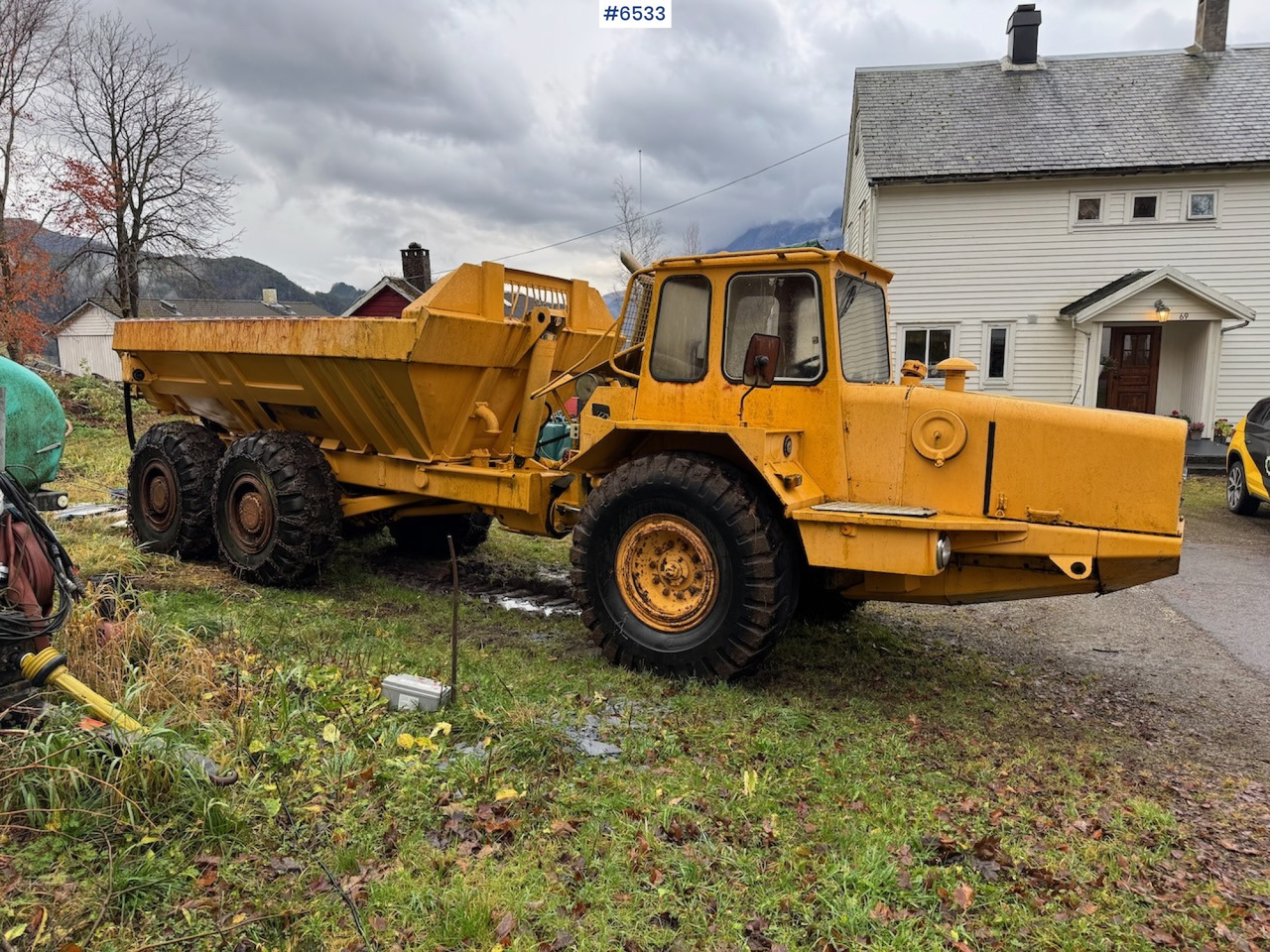 1984 Volvo 861 Dumper 6x6. Lightly repair object. - Съчленен самосвал: снимка 5 1984 Volvo 861 Dumper 6x6. Lightly repair object. - Съчленен самосвал: снимка 5