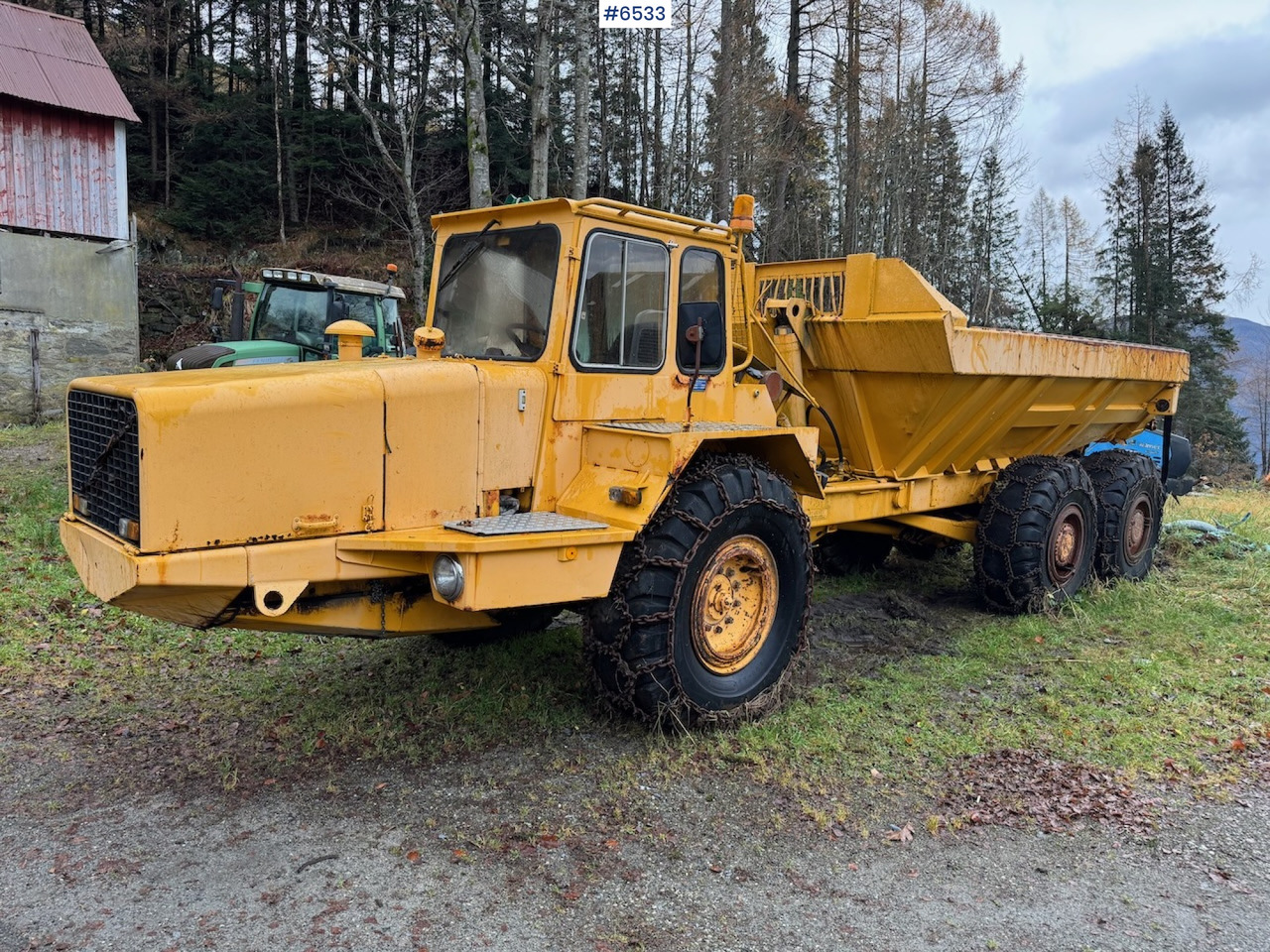 1984 Volvo 861 Dumper 6x6. Lightly repair object. - Съчленен самосвал: снимка 2 1984 Volvo 861 Dumper 6x6. Lightly repair object. - Съчленен самосвал: снимка 2