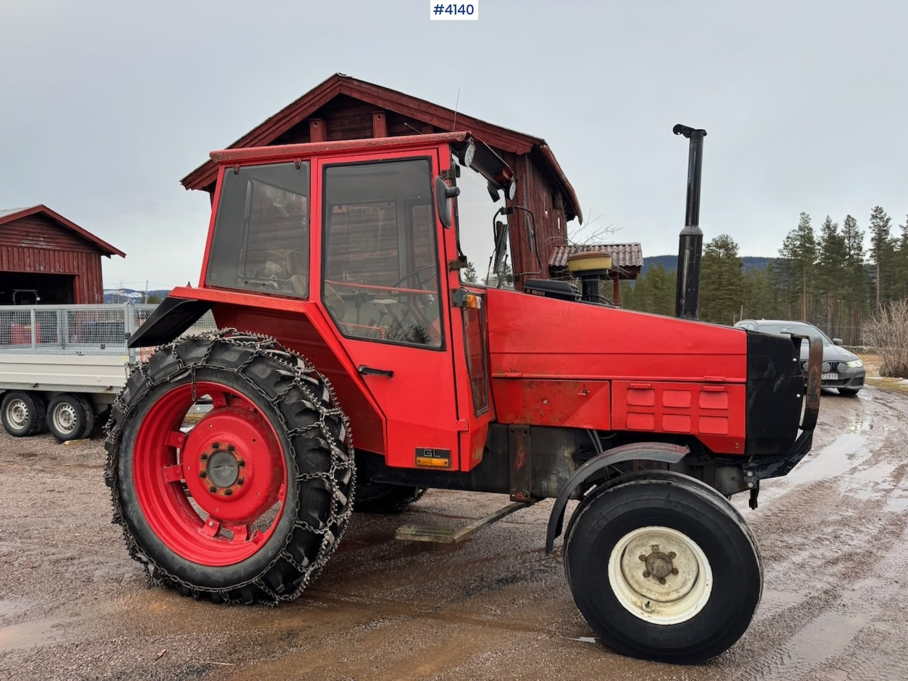 1985 Valmet 4x2 w/ Brackets. - Трактор: снимка 5 1985 Valmet 4x2 w/ Brackets. - Трактор: снимка 5