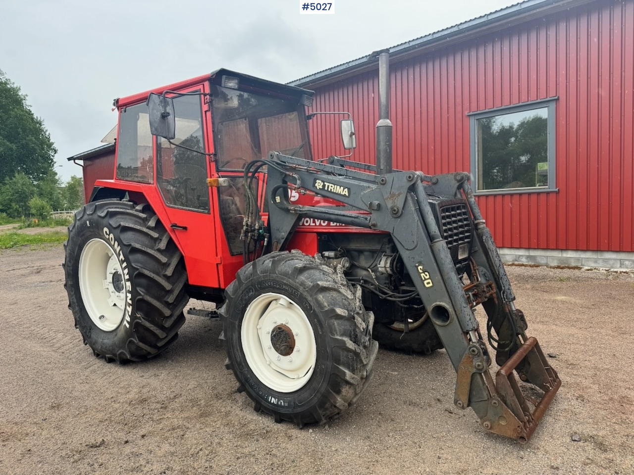 Трактор 1985 Volvo Valmet 805 Turbo 4x4 w/ Front loader: снимка 8
