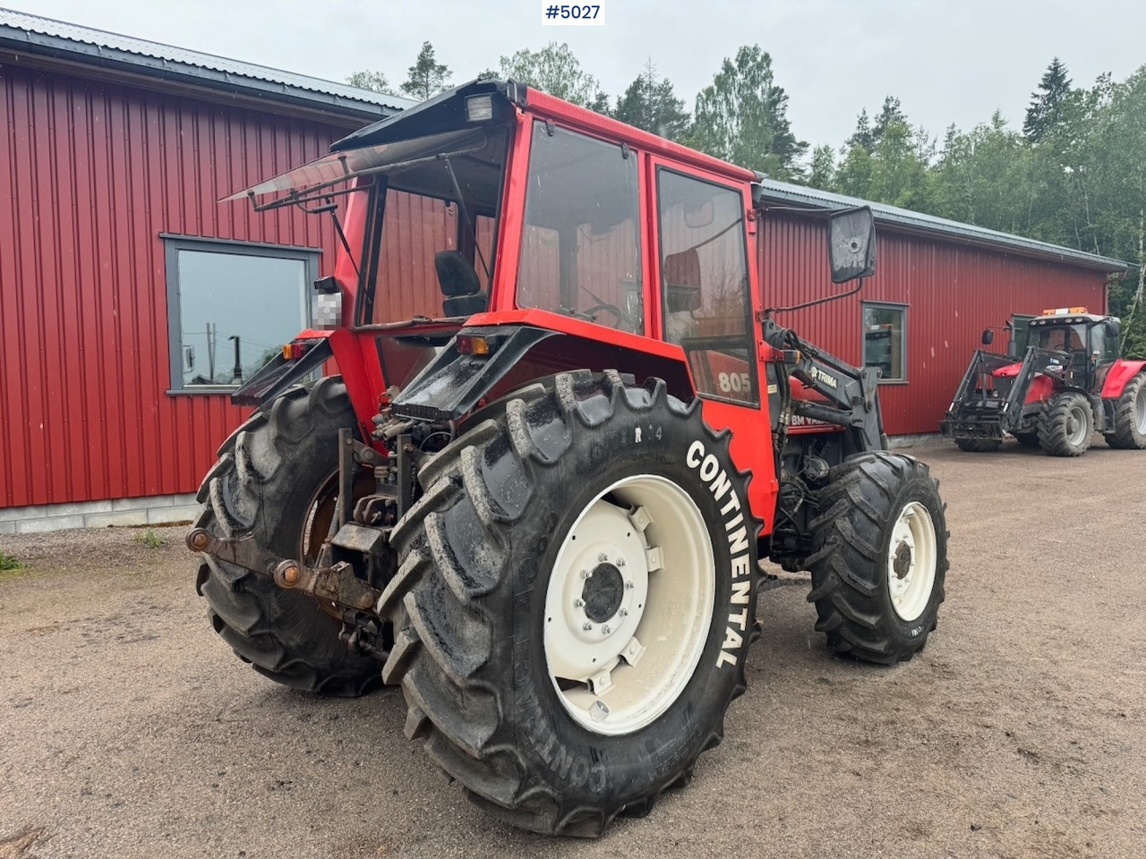 Трактор 1985 Volvo Valmet 805 Turbo 4x4 w/ Front loader: снимка 6