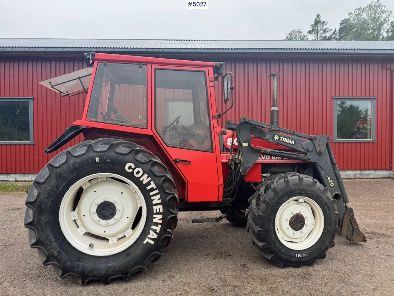 Трактор 1985 Volvo Valmet 805 Turbo 4x4 w/ Front loader: снимка 7