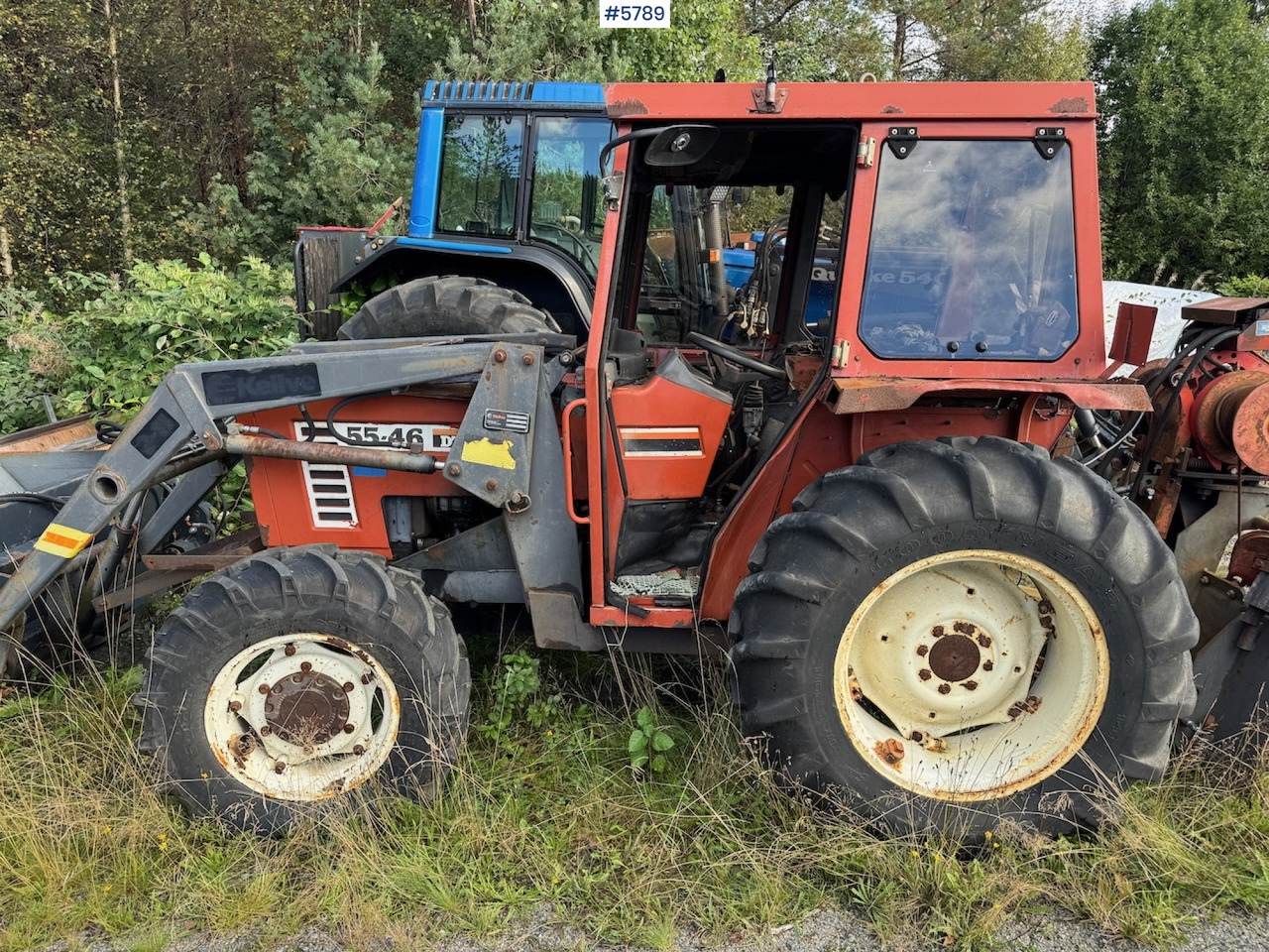 1986 Fiat 55-46 DT w/ front loader. - Трактор: снимка 1 1986 Fiat 55-46 DT w/ front loader. - Трактор: снимка 1