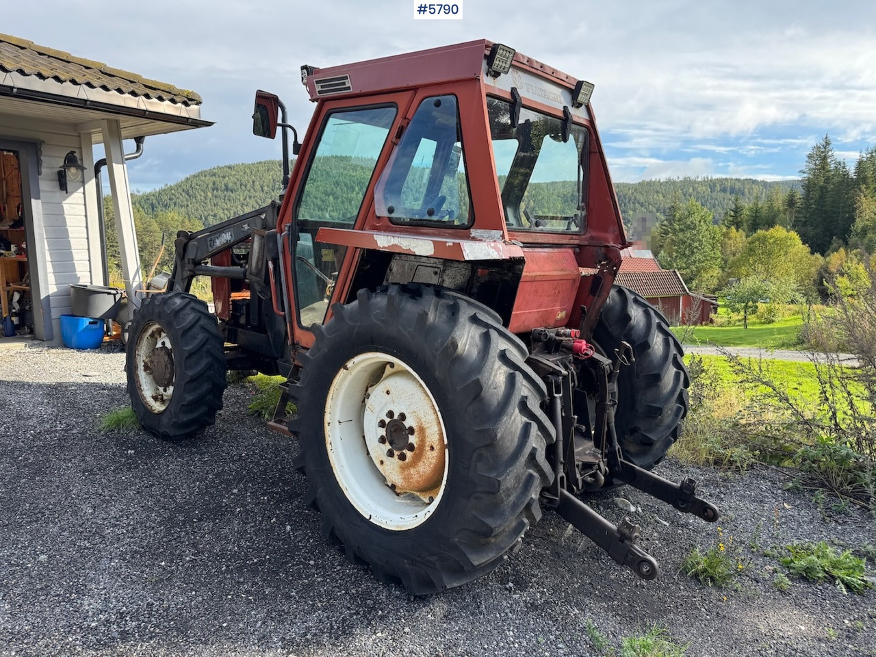 Лизинг на  1986 Fiat 70-90 DT w/ front loader. 1986 Fiat 70-90 DT w/ front loader.: снимка 10
