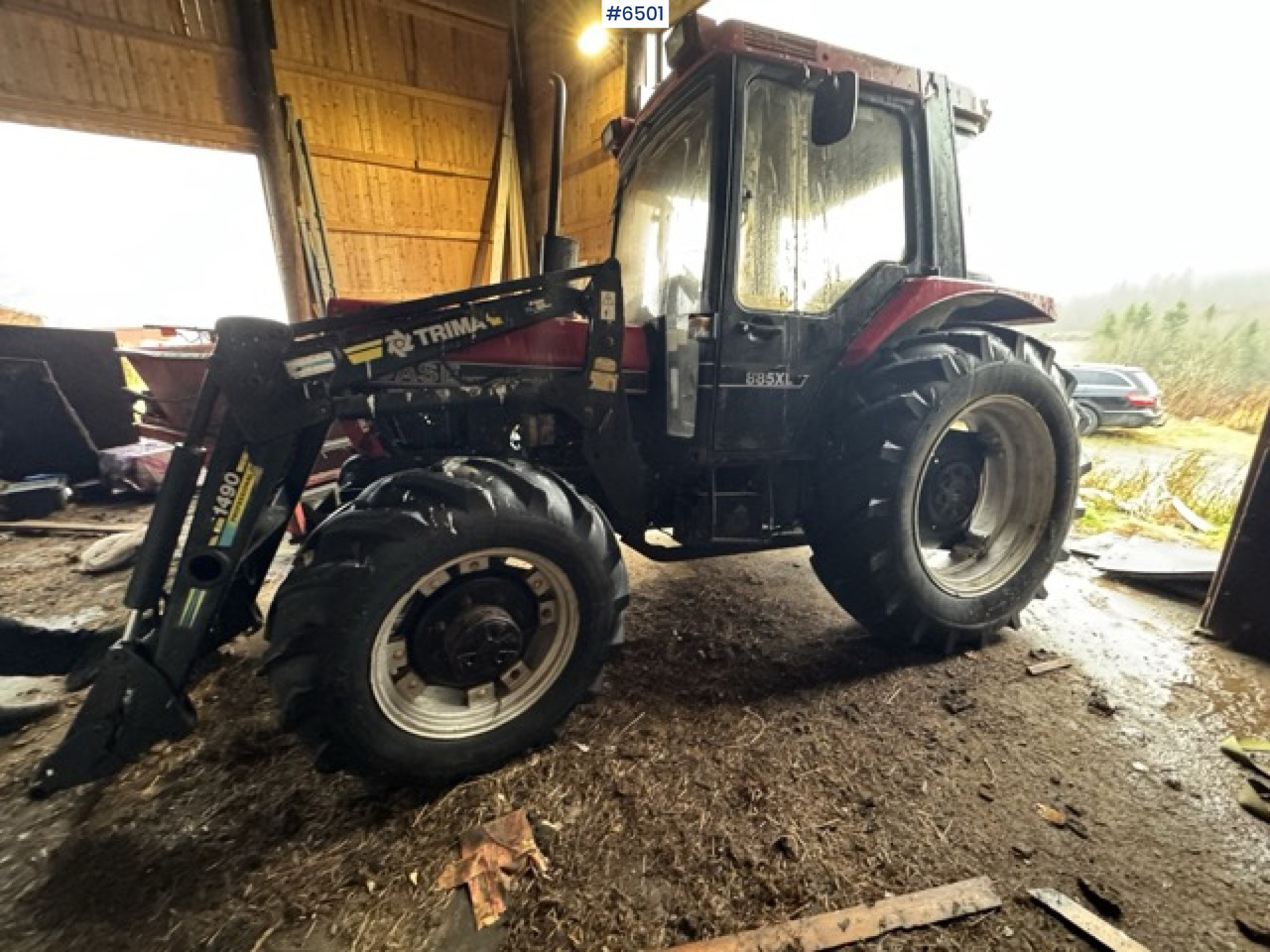 1987 Case IH 885XL tractor with Trima front loader - Трактор: снимка 5 1987 Case IH 885XL tractor with Trima front loader - Трактор: снимка 5