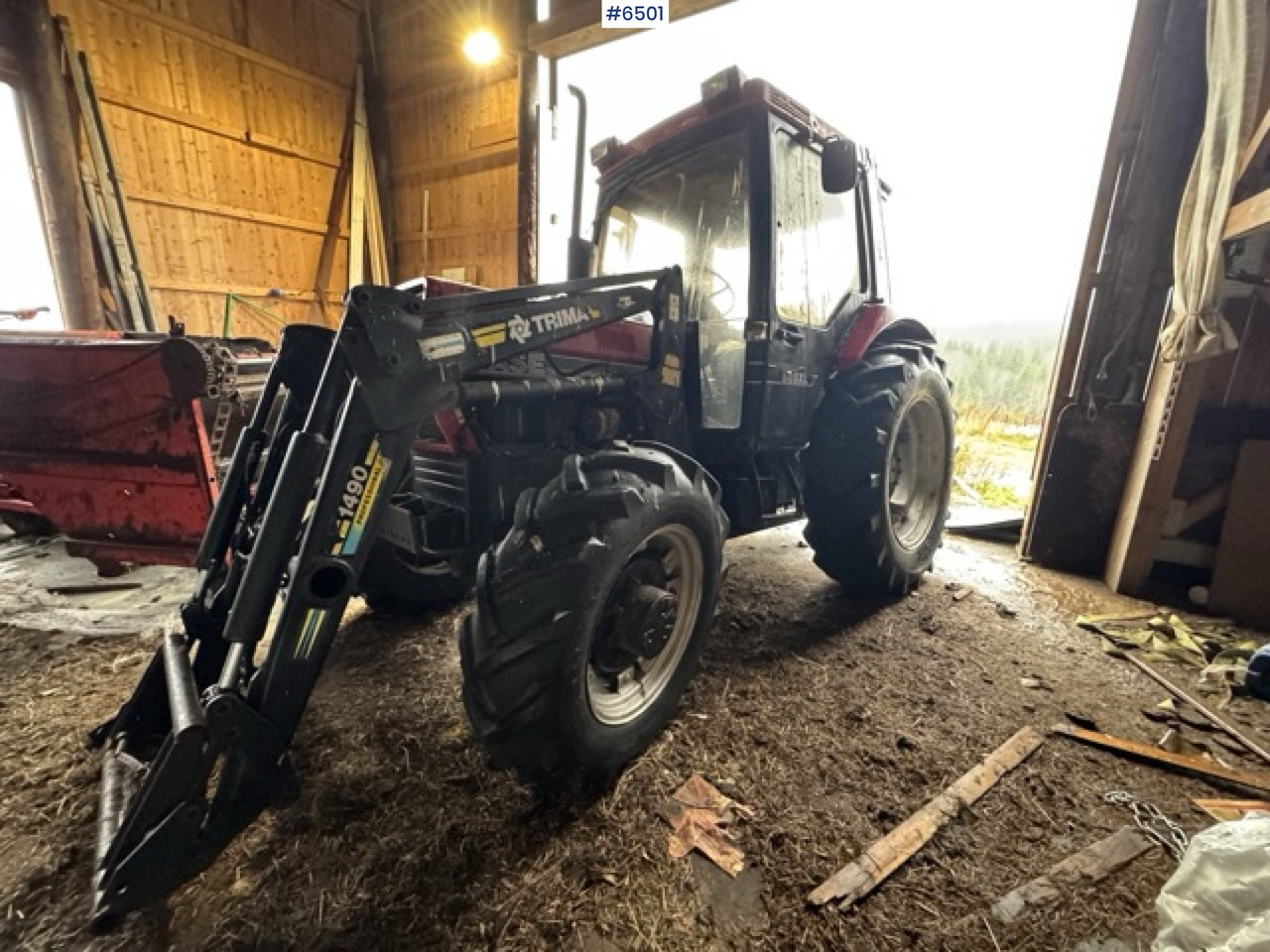 1987 Case IH 885XL tractor with Trima front loader - Трактор: снимка 1 1987 Case IH 885XL tractor with Trima front loader - Трактор: снимка 1
