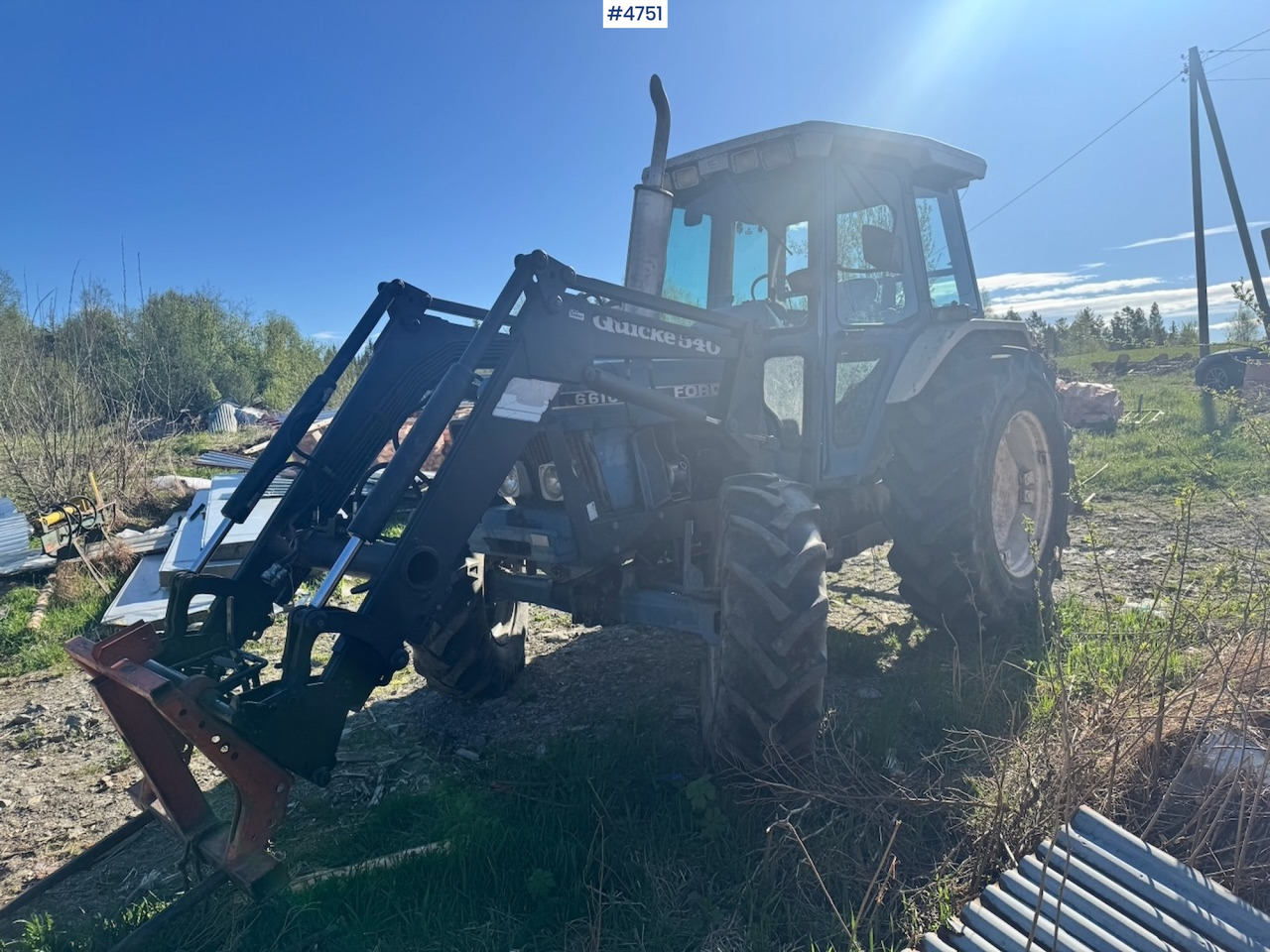 1987 Ford 6610 4x4 w/ Front loader. - Трактор: снимка 5 1987 Ford 6610 4x4 w/ Front loader. - Трактор: снимка 5