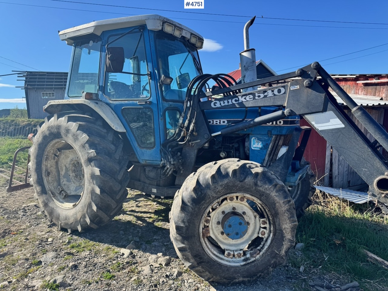 1987 Ford 6610 4x4 w/ Front loader. - Трактор: снимка 2 1987 Ford 6610 4x4 w/ Front loader. - Трактор: снимка 2