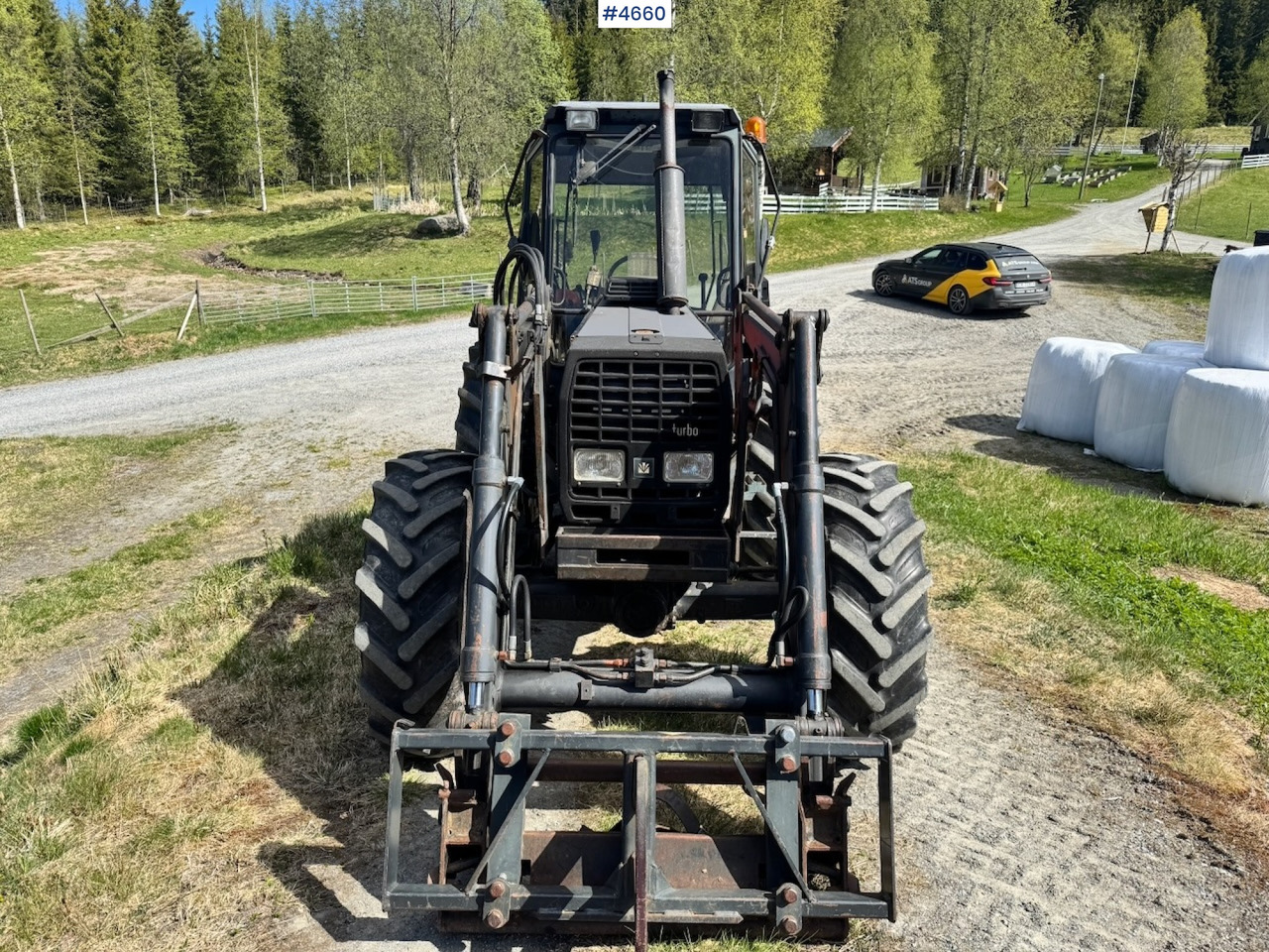1989 Valmet 455 4x4 w/ Front loader - Трактор: снимка 2 1989 Valmet 455 4x4 w/ Front loader - Трактор: снимка 2